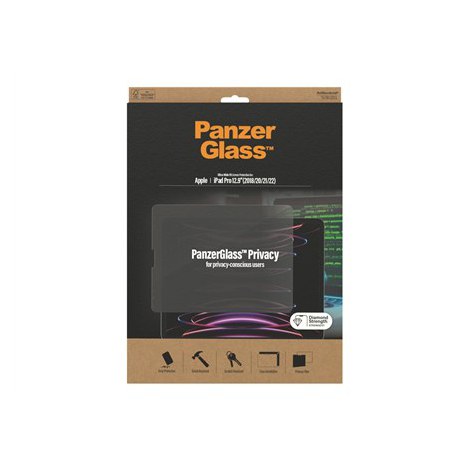 PanzerGlass | Transparent Apple 12.9-inch iPad Pro (3rd generation, 4th generation, 5th generation, 6th generation) Tempered gla - 9
